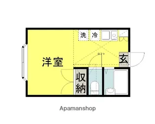 グレース南大沢B【2階】の間取り
