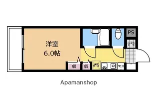 アカデミア清新【4階】の間取り