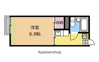 カーサ宮崎【202号室】の間取り