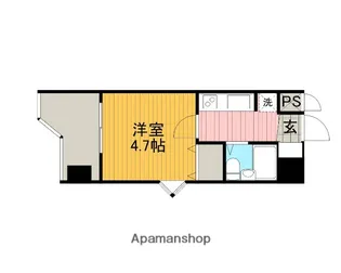 プラーズ相模大野【705号室】の間取り