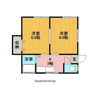 コーポM【1階】の間取り