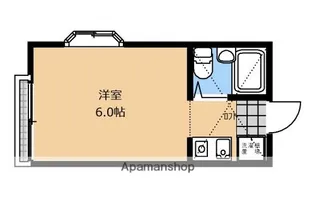 HEARTPIA HASHIMOTO【201号室】の間取り
