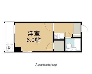 TISマンション堀之内【5階】の間取り
