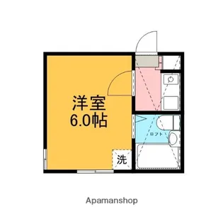 ハイツ二本松Ⅱ【2階】の間取り