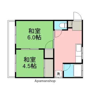 和幸ハイツ【202号室】の間取り