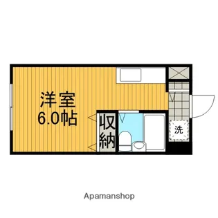 プラシーボ北島【208号室】の間取り
