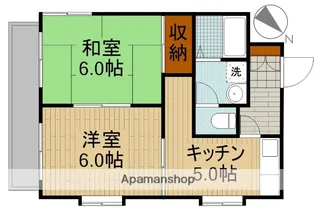 ダイヤハイツ西門【103号室】の間取り