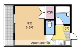 PIACEVOLE【102号室】の間取り