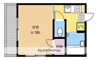 PIACEVOLE【203号室】の間取り