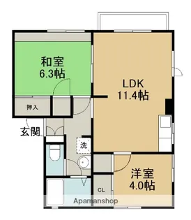 上溝ヴィレッジ【2階】の間取り