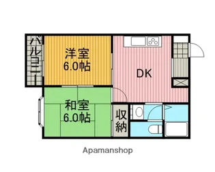 ハイム吉川A【205号室】の間取り