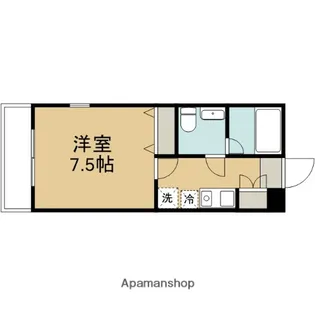 シャレー21【1階】の間取り