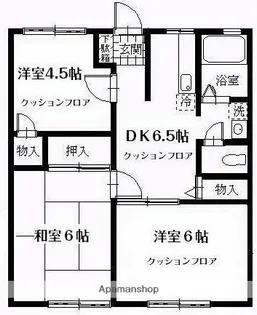ファミール田倉【2階】の間取り