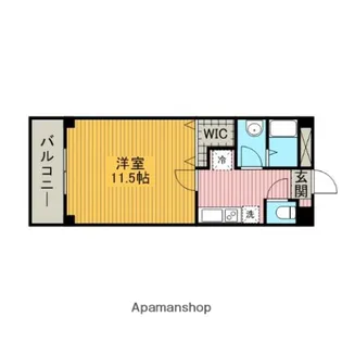 DELFINO【304号室】の間取り