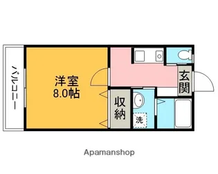 エルレーブⅠ【2階】の間取り