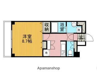 サーティーフォービル【5階】の間取り