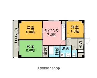 スワセンタービル【5階】の間取り