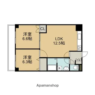 グランシャリオ【1階】の間取り