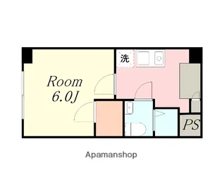 ハイツFK相模大野【4階】の間取り