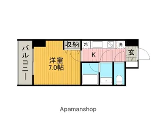 グランベルデ橋本【4階】の間取り