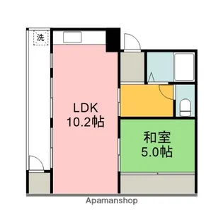 東橋本コーポラス【2階】の間取り