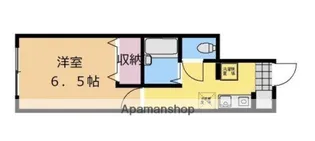 パープルハウス【203号室】の間取り