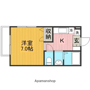 プレミールⅠ【2階】の間取り