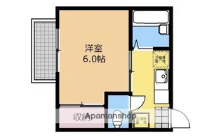 1Kの間取り画像