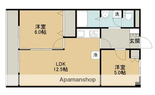 神奈川県相模原市中央区宮下本町2丁目【マンション】の間取り