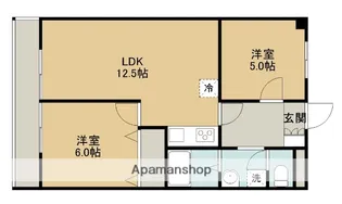 神奈川県相模原市中央区宮下本町2丁目【マンション】の間取り
