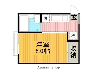 エステートピア相原【203号室】の間取り