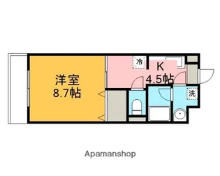 オリーブ【102号室】の間取り