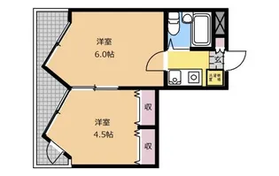 キャトルセゾン橋本Ⅷ【301号室】の間取り