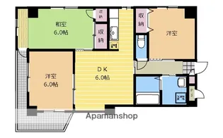 エルクルーセ【501号室】の間取り