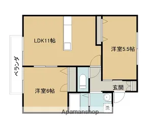 アムールT&S【2階】の間取り