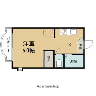 サロンハイム【201号室】の間取り