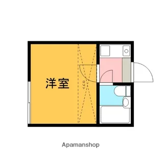 プラザ・ドゥ・デボンB【1階】の間取り