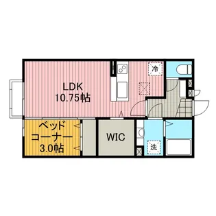 ドミール・フジ【1階】の間取り