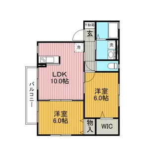カーサベルデ B【2階】の間取り