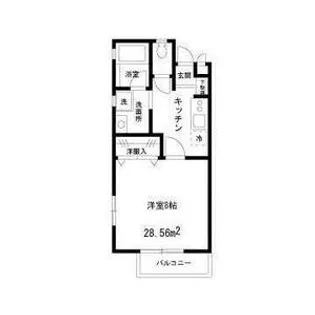ハイライズ玉川学園A【2階】の間取り
