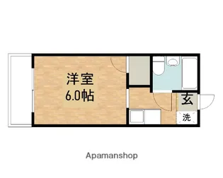 サンリバティ相模大野【1階】の間取り
