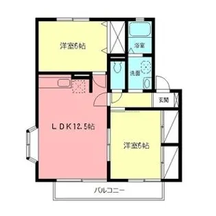 ボナールハウスⅠ【2階】の間取り