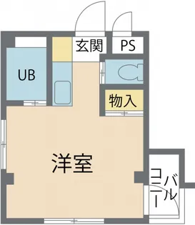 パルコモンクロダ【201号室号室】の間取り
