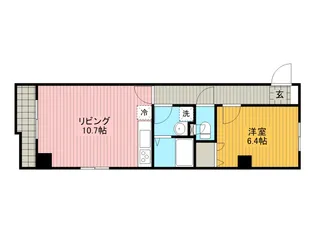 コロッサル六地蔵【4階】の間取り