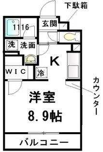 アバンサール【0202号室】の間取り