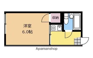 ホワイトハウス【101号室】の間取り