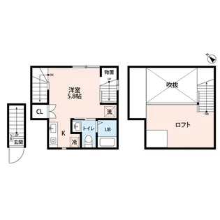 クリア町田【2階】の間取り