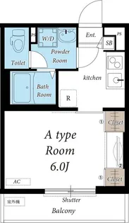 リブリ・上つるま【1階】の間取り