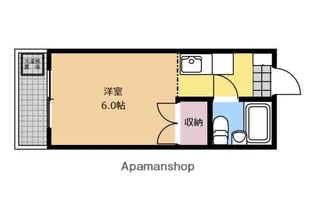 B.DESIGN【303号室】の間取り