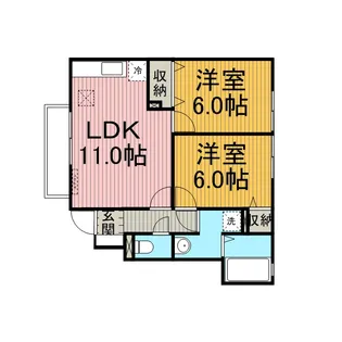 GLORY VICTOIRE【1階】の間取り